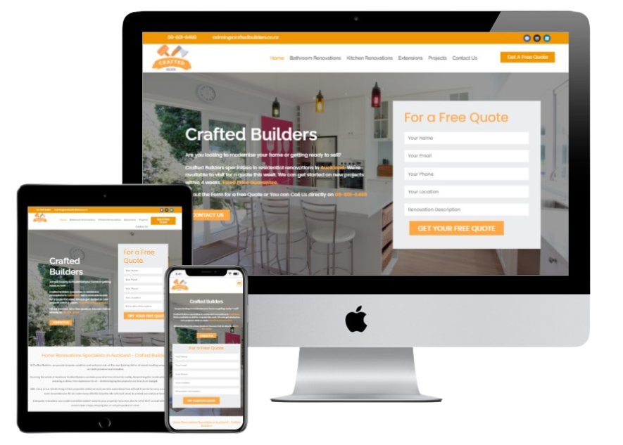 Website for Construction Company in Auckland