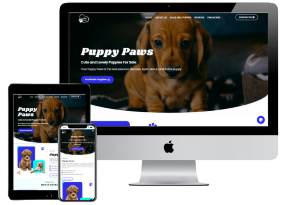 Puppy Paws website